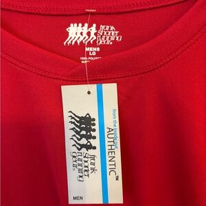 Men's Red Running Tee